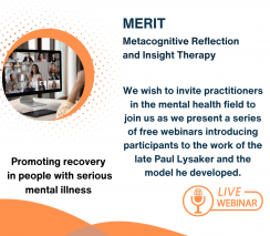 MERIT:  Psychotherapy for Promoting Recovery in Serious Mental Illness.